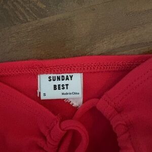 Sunday Best Scarlet Blouse